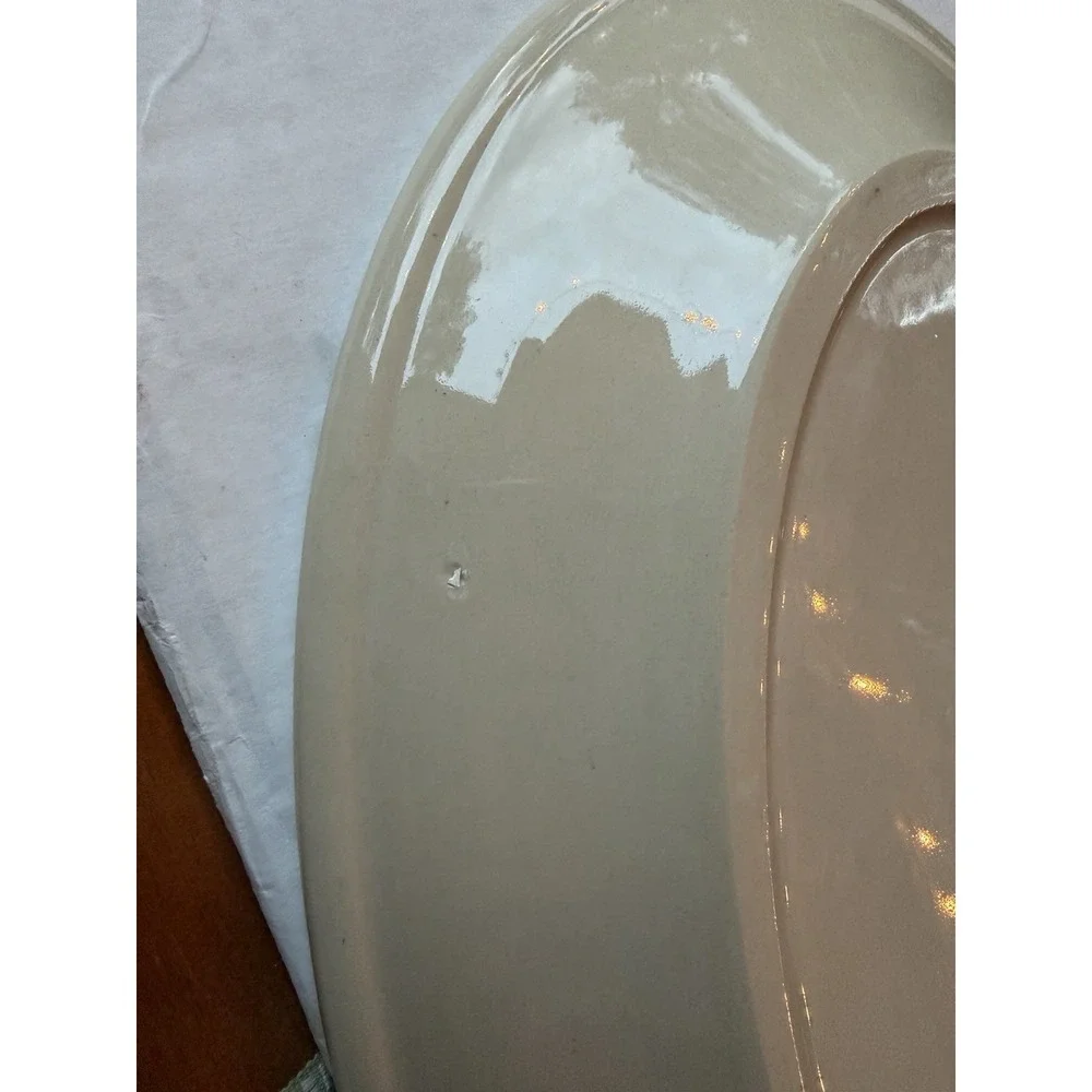 Vintage Wallace Westward Ho Boots & Saddle 15” Serving Platter Till Goodan USA